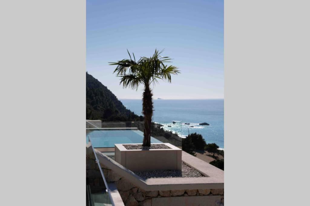 The Wave Twin Villa 1 Kathisma Beach Lefkada Buitenkant foto