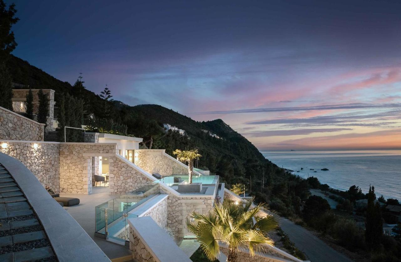 The Wave Twin Villa 1 Kathisma Beach Lefkada Buitenkant foto